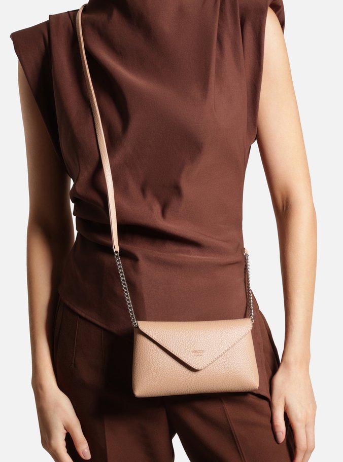 Bolsa Tiracolo Nude Giorno Pequena Envelope