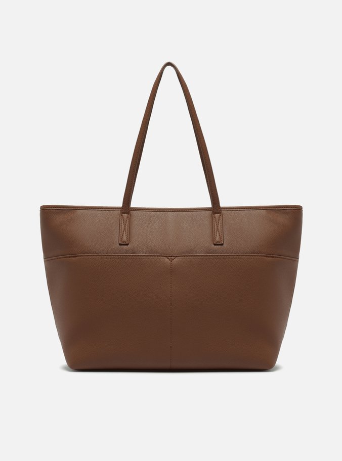 Bolsa Shopping Marrom Grande