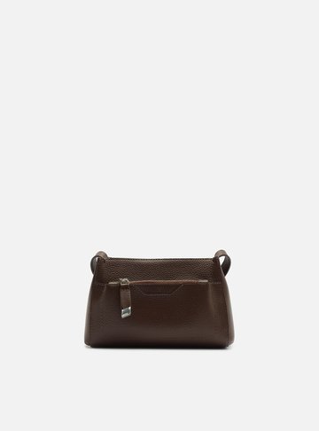 Arezzo — Bolsa Tiracolo Marrom Escura Emilly Pequena