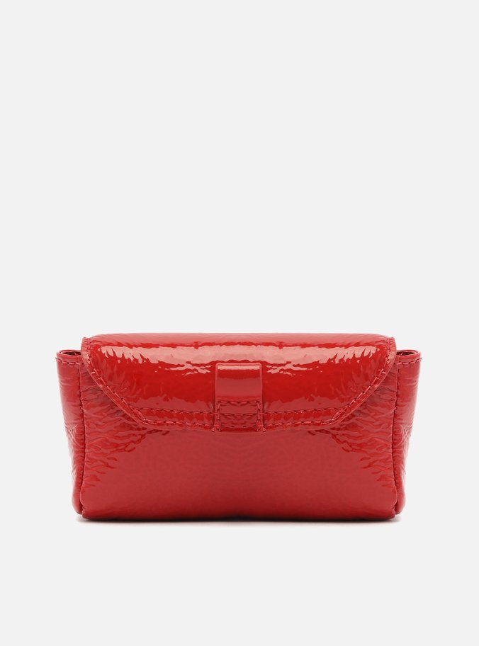 Mini Bag Vermelha Couro