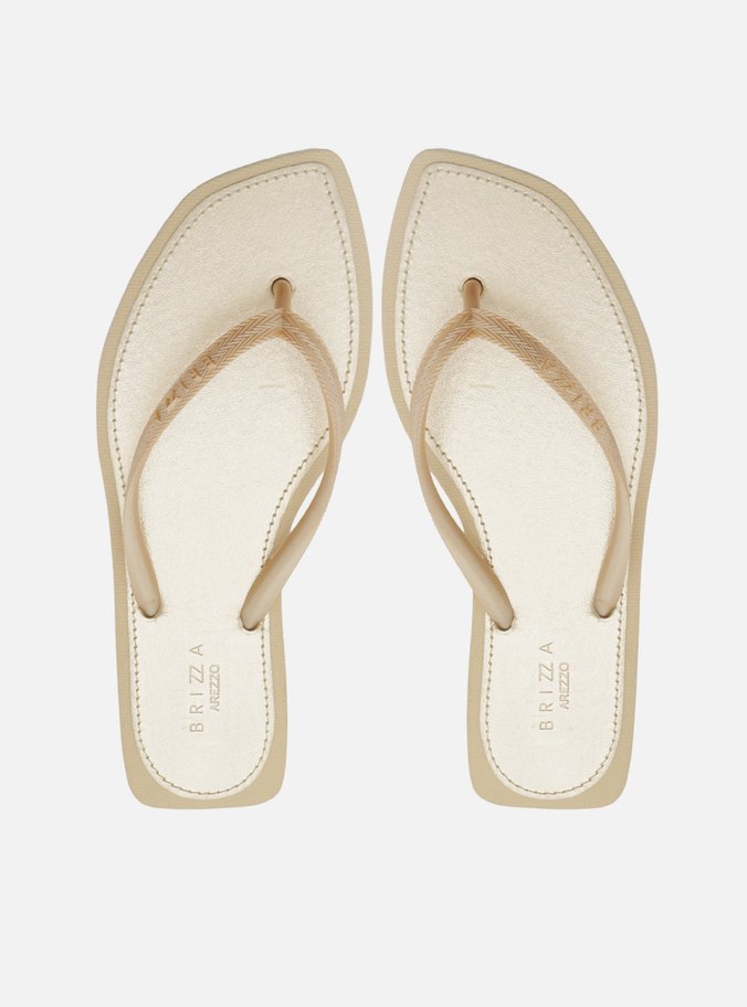 Chinelo de Dedo Dourado Recouro Flash Clean
