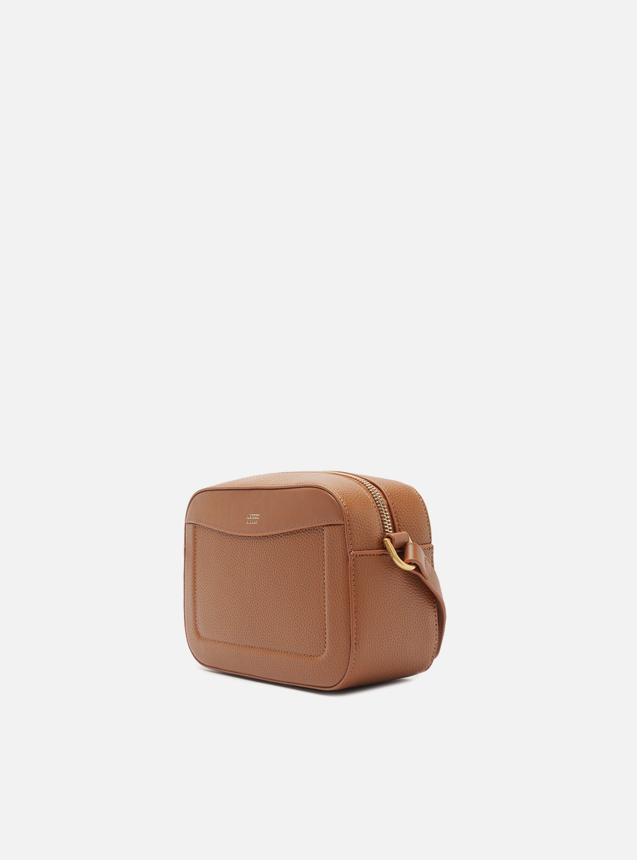 Bolsa Tiracolo Branca Pequena Granulada Metais — foto 2