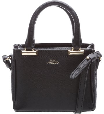Bolsa Neutral Couro Pequena Preto