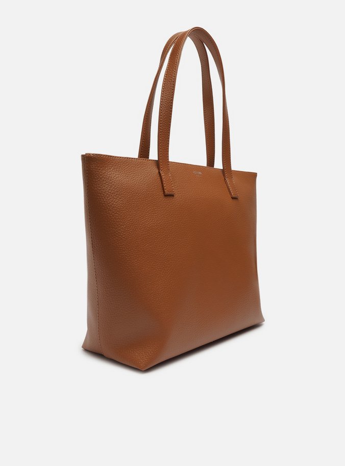 Bolsa Shopping Marrom Caramel Mercato Grande