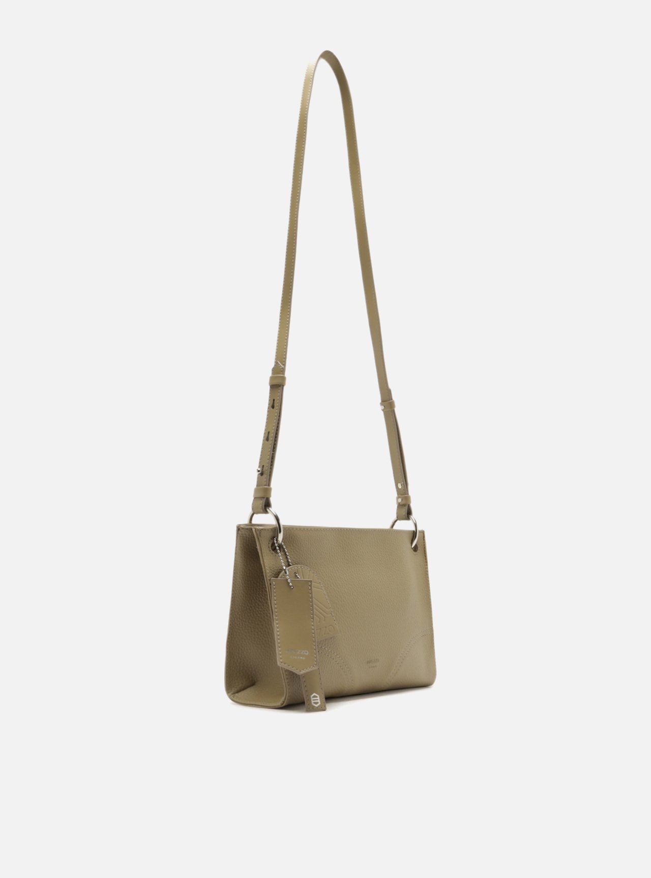 Bolsa Tiracolo Cinza Pequena — foto 5