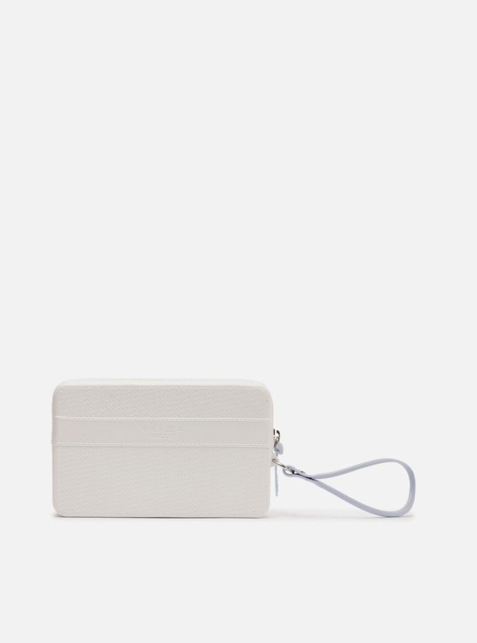 Clutch Azul Estampada Alça Malu