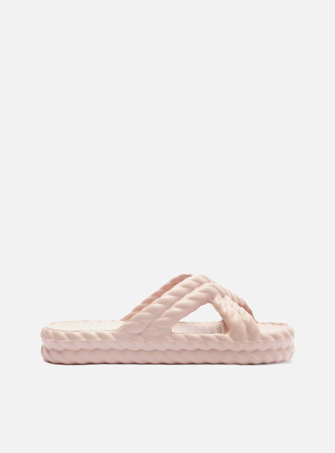 Sandália Rasteira Rosa Marrocos Brizza