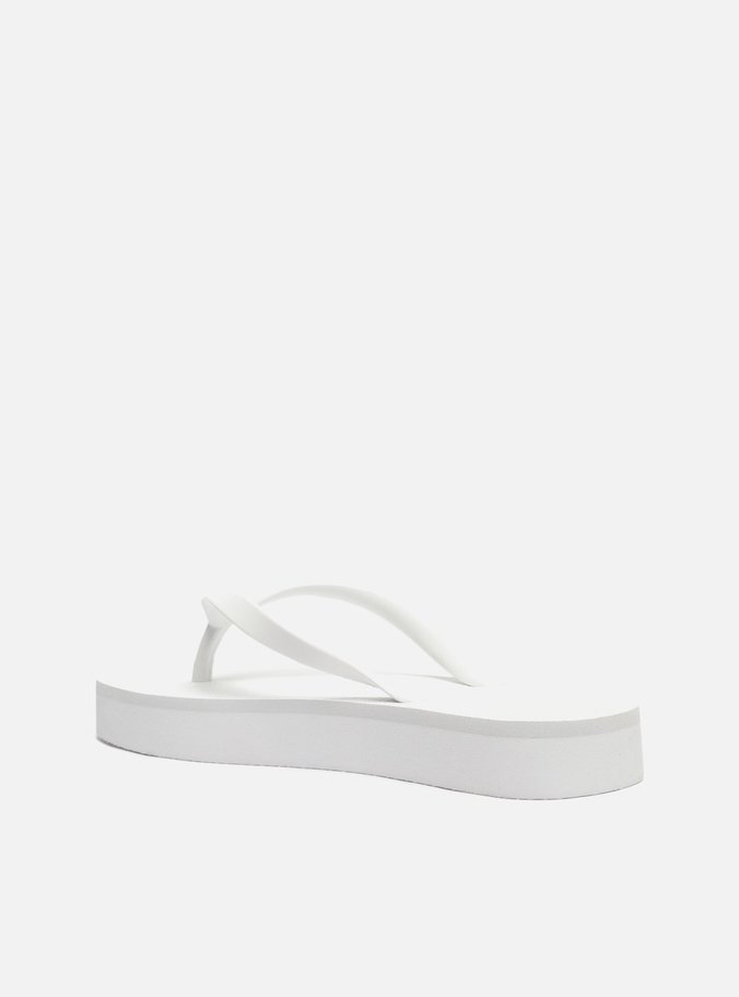 Sandália Branca Flatform Mid Brizza