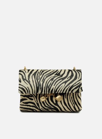 Bolsa Tiracolo Animal Print Média Esfera Cubo