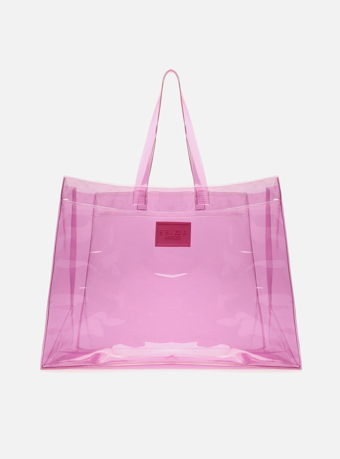 Bolsa Shopping Rosa Orquídea Vinil Liz Grande Brizza