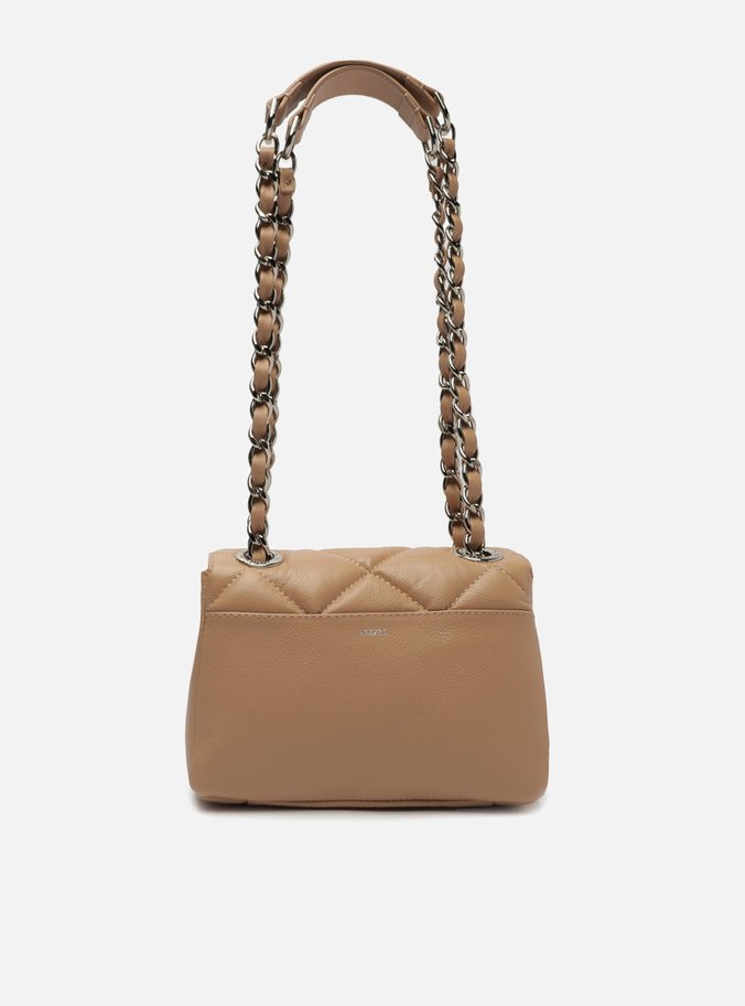 Bolsa Tiracolo Nude Couro Mizz Pequena