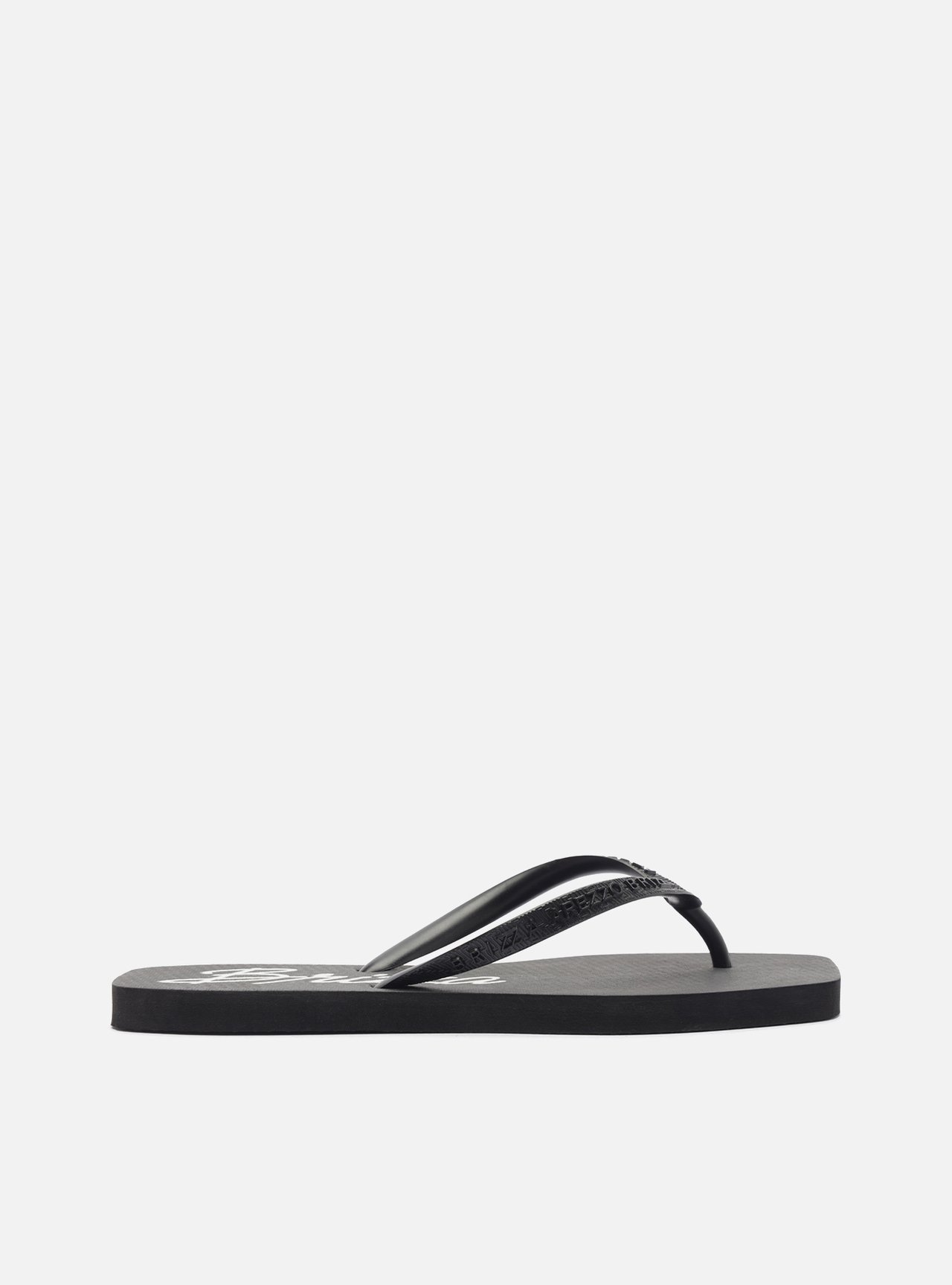 Chinelo de Dedo Preto Flatform Brizza — foto 3