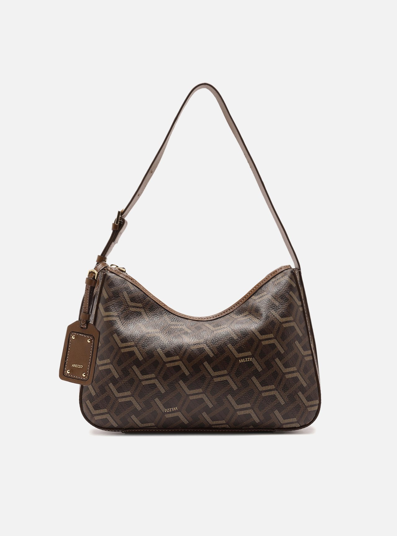 Bolsa Shoulder Multineutra Couro Média Monograma — foto 1