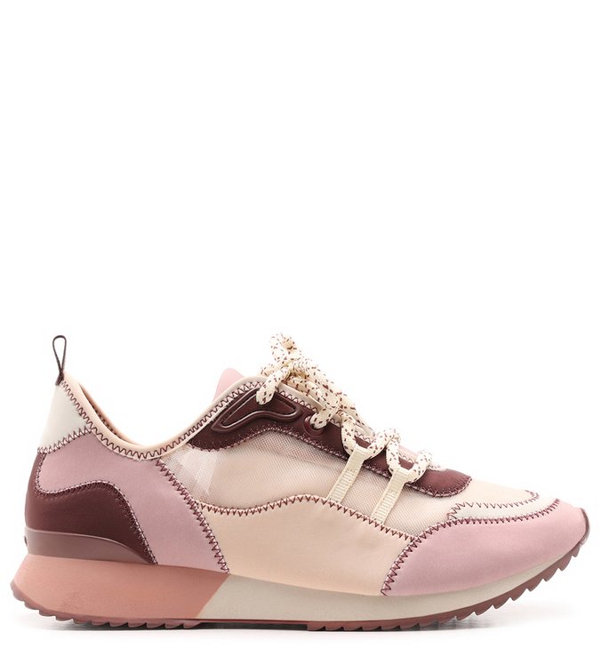 Tênis Estilo Esportivo Tons Rosa  Sola Baixa Amarração