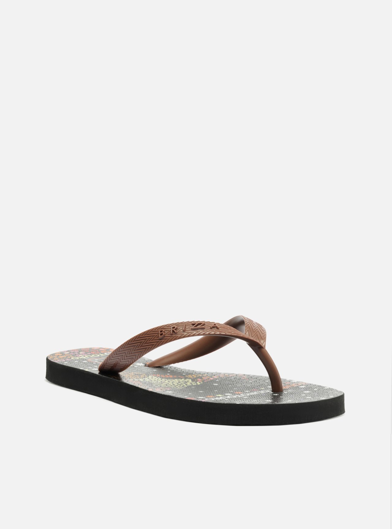 Chinelo de Dedo Marrom Touro Signos Brizza — foto 2