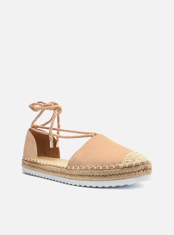 Espadrille Nude Salto Rasteiro