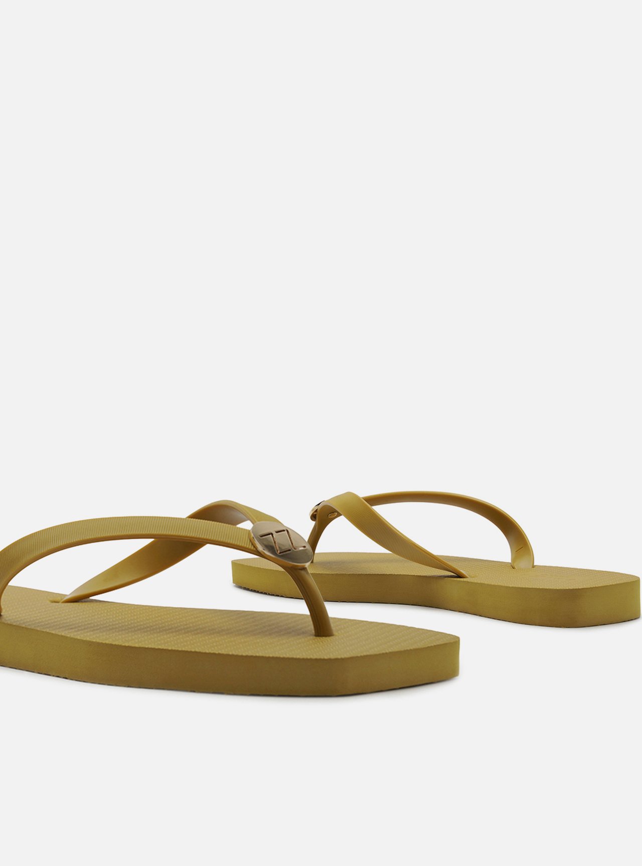 Chinelo de Dedo Verde Flatform Metais Brizza — foto 4