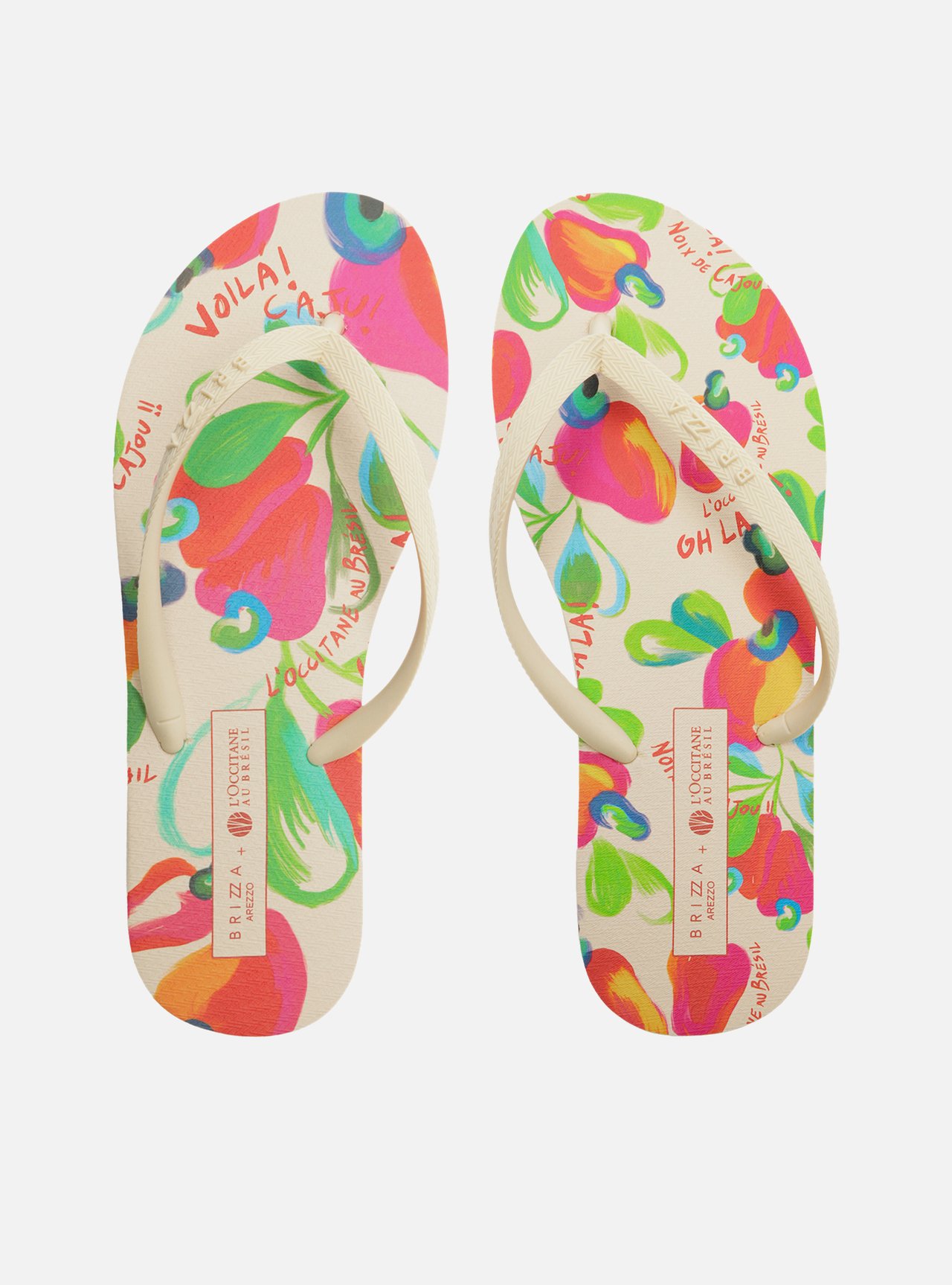 Chinelo de Dedo Branco Caju Collab Loccitane — foto 2