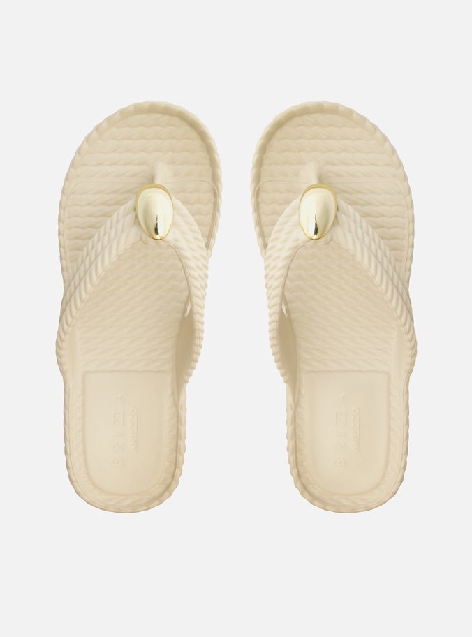 Sandália Branca Flatform Marrocos Sun