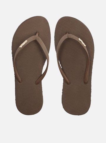 Arezzo — Chinelo de Dedo Marrom Brizza