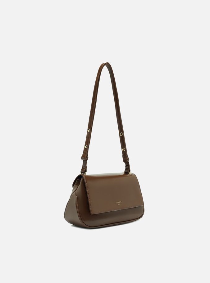 Bolsa Tiracolo Marrom Pequena