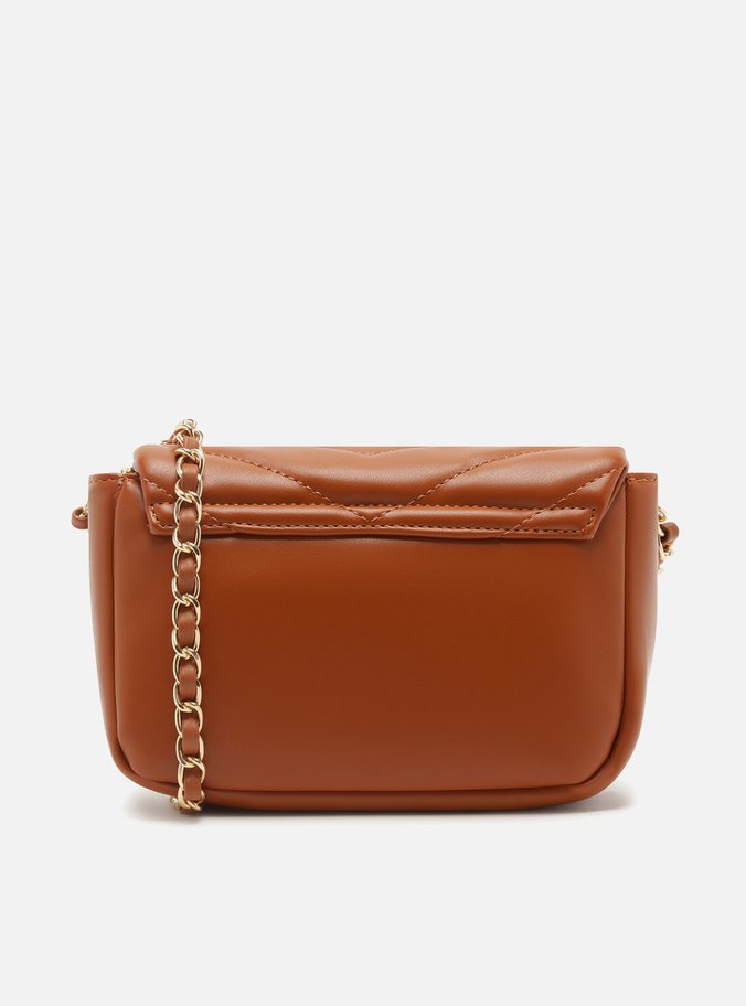 Bolsa Marrom Tiracolo Média Matelassê