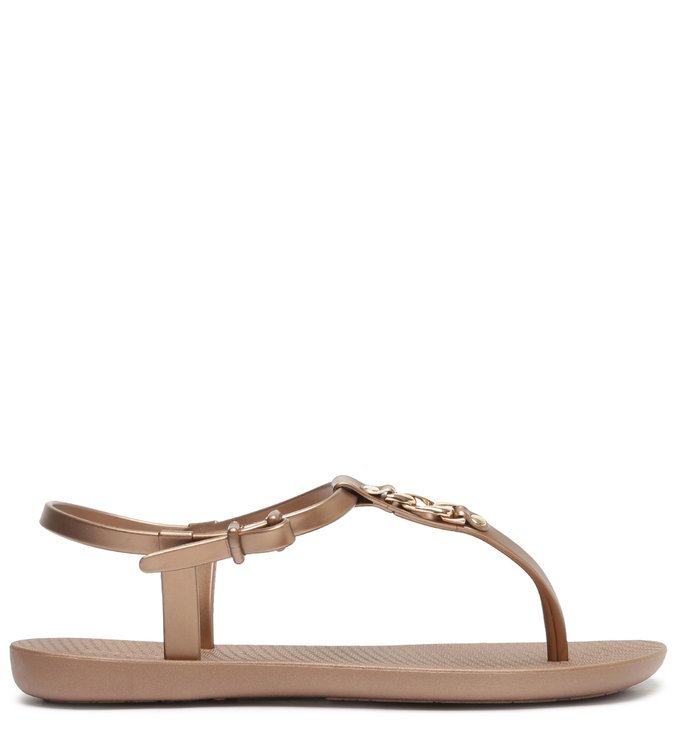 Rasteira Bronze Metal Corrente Brizza