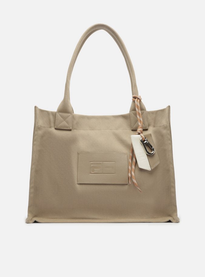 Bolsa Shopping Cinza Grande Fila