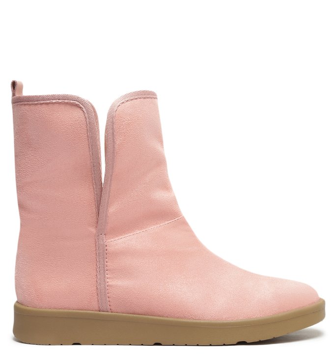 Bota Rosa Nobuck e Pelos Home