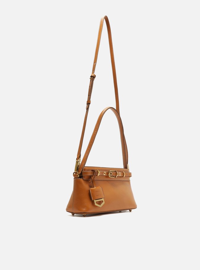 Bolsa Tiracolo Caramelo Couro Pequena Victória