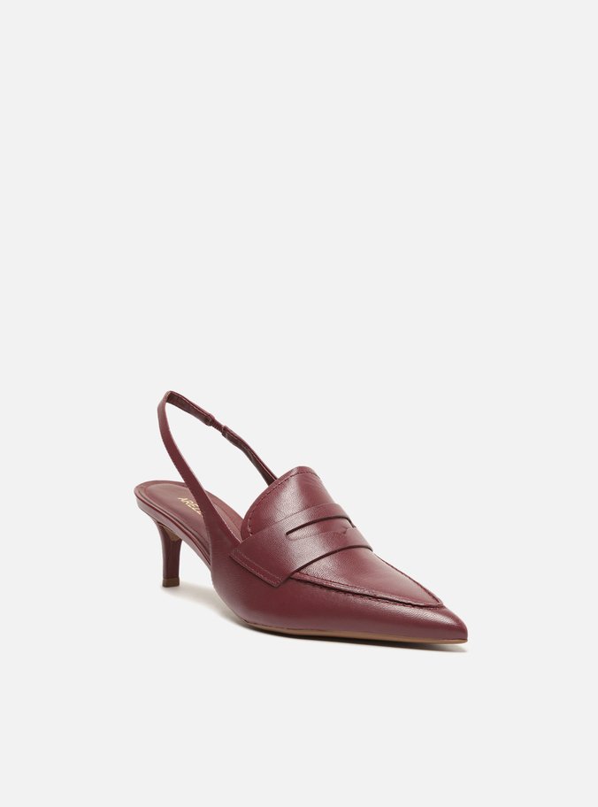 Scarpin Vinho Salto Médio