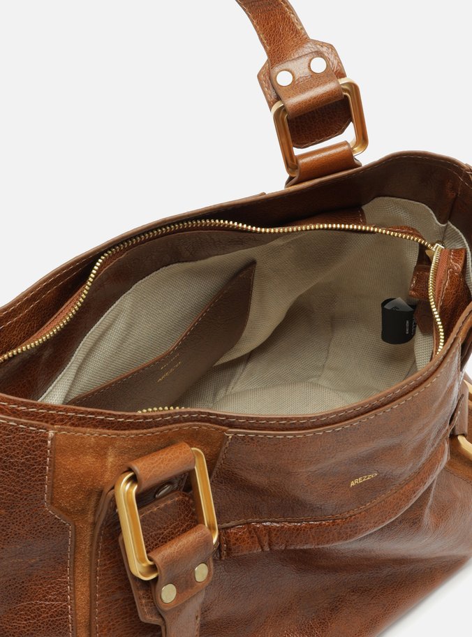Bolsa Tote Marrom Couro Gretha Grande