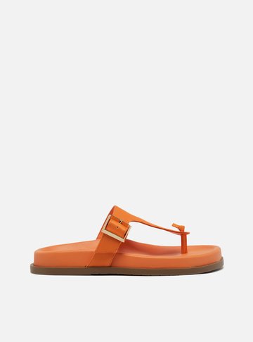 Papete Laranja Cetim Bico Redondo