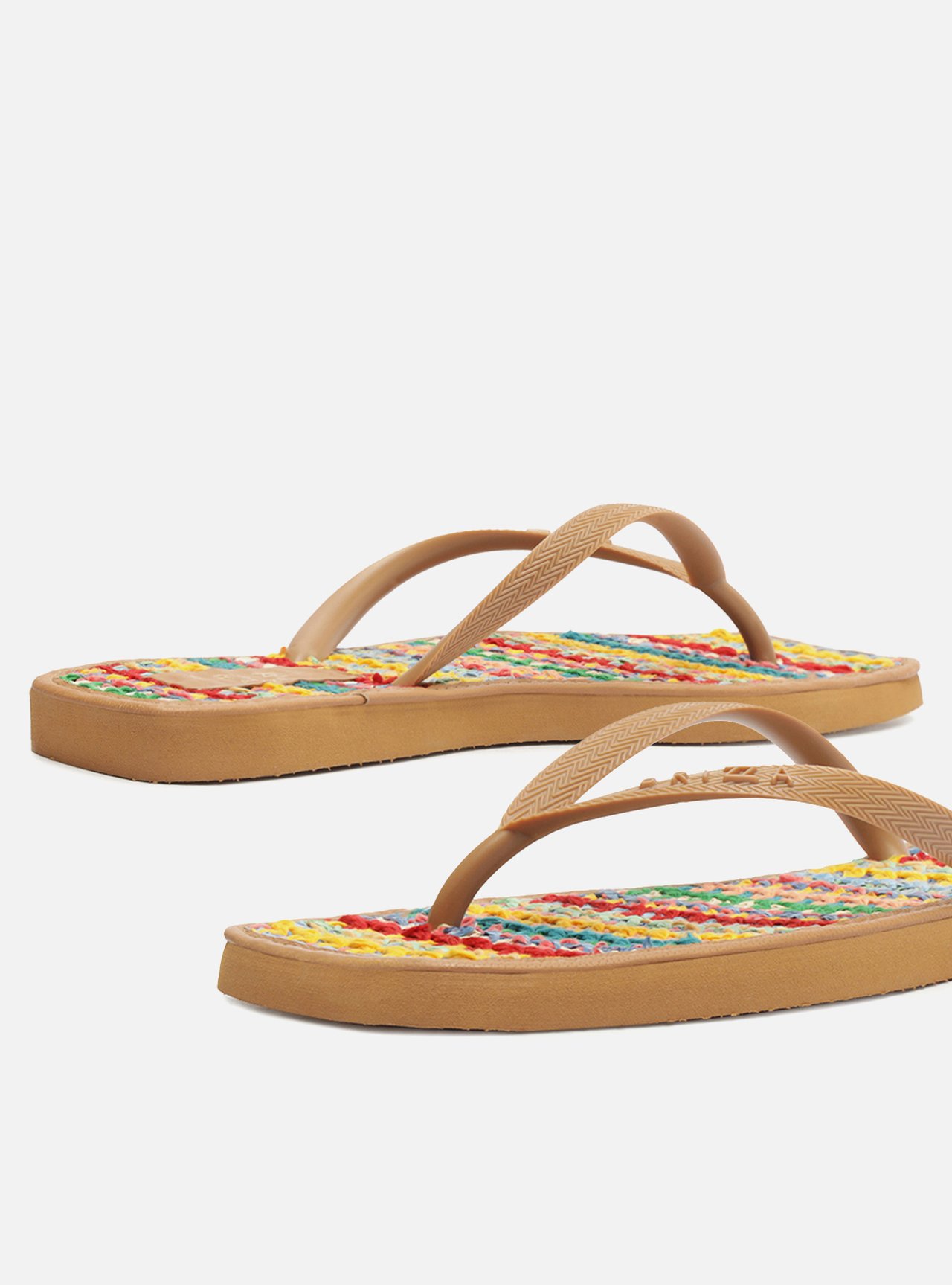 Chinelo de Dedo Marrom Square Crochê Brizza — foto 4