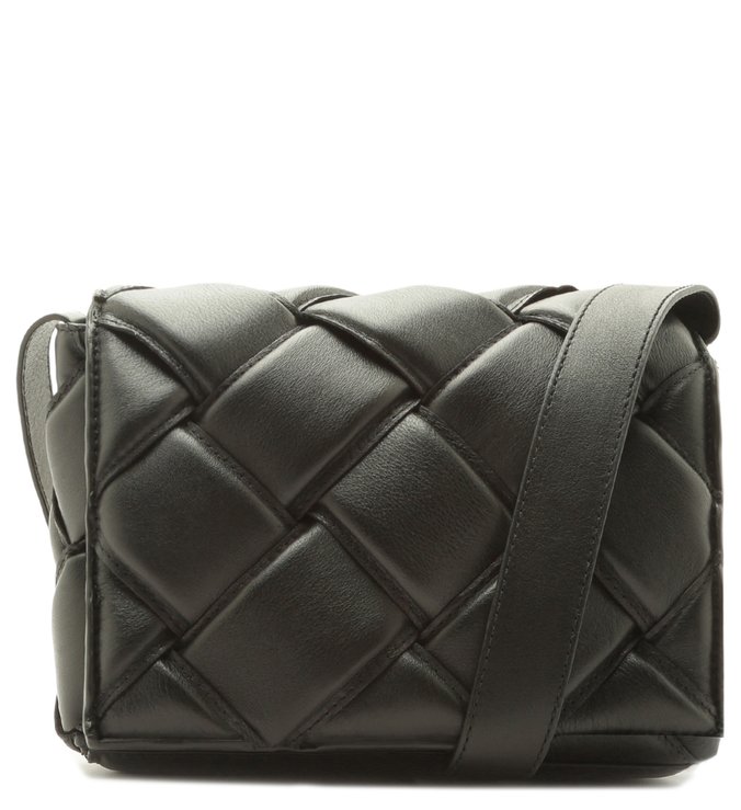 Bolsa Tiracolo Couro Gaby Pequena Preta