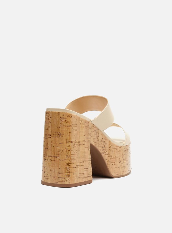 Tamanco Plataforma Off-White Natural
