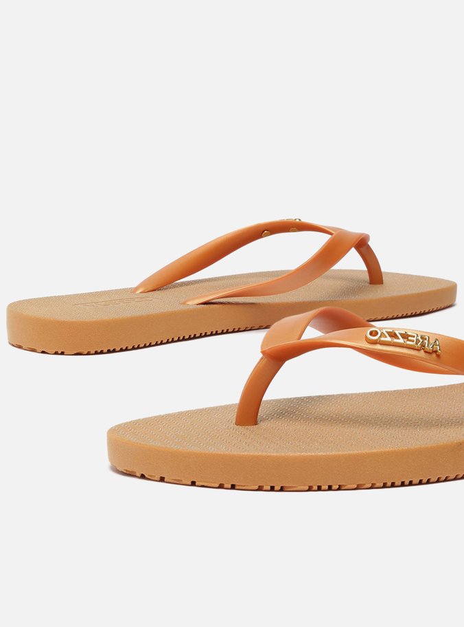 Chinelo de Dedo Laranja Brizza