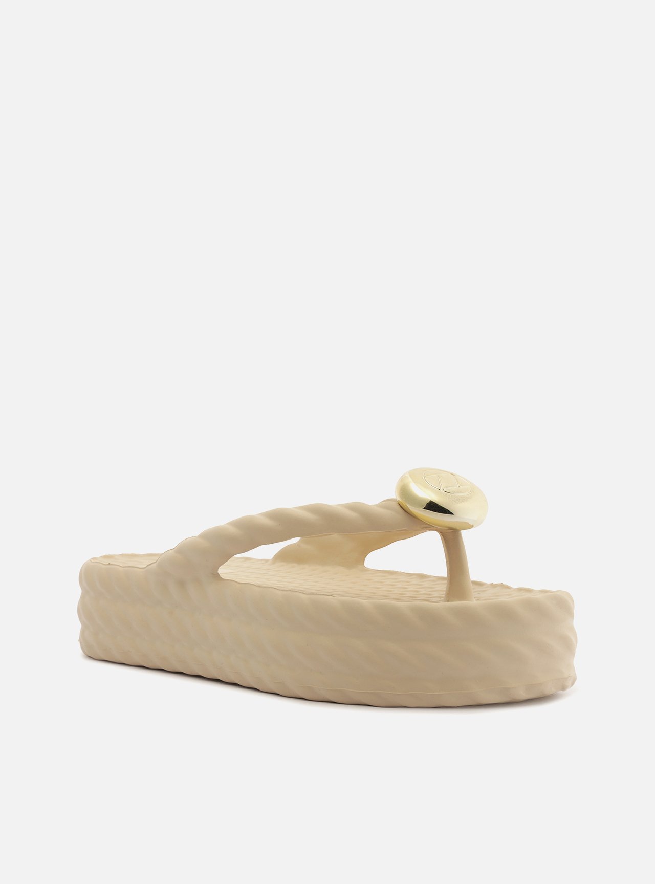 Sandália Branco Flatform Marrocos Mid — foto 2