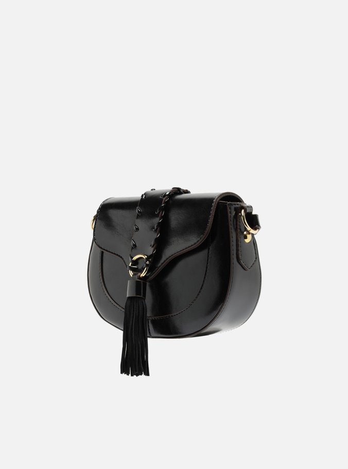 Bolsa Tiracolo Preta Média Barbicacho