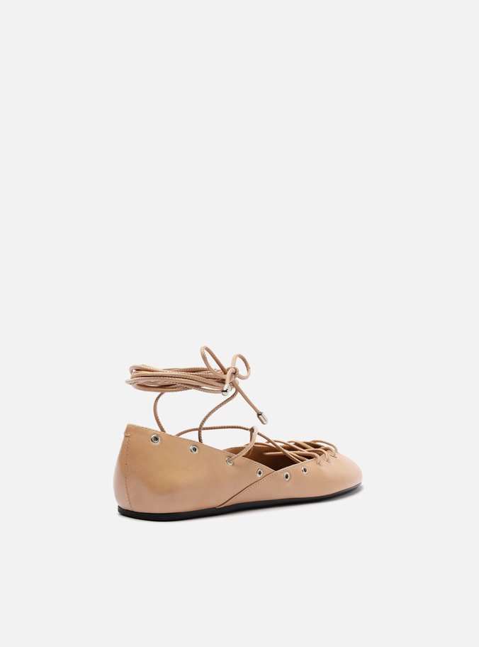 Sapatilha Ballerina Nude Amarração