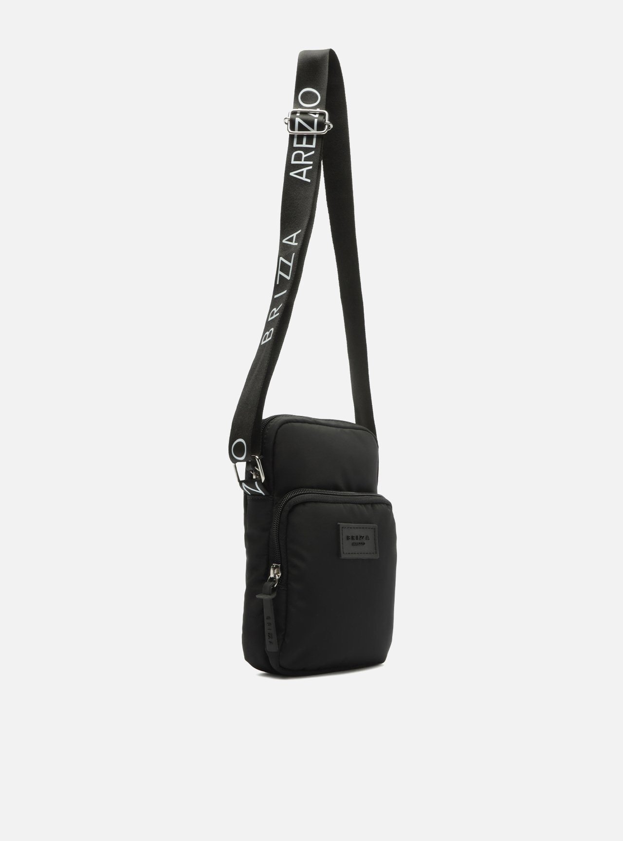 Mini Bolsa Tiracolo Preta Nylon Gigi — foto 5