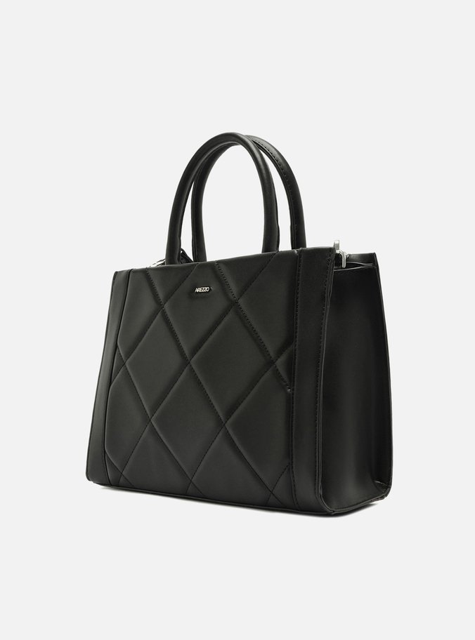 Bolsa Preta Tote Grande Matelassê
