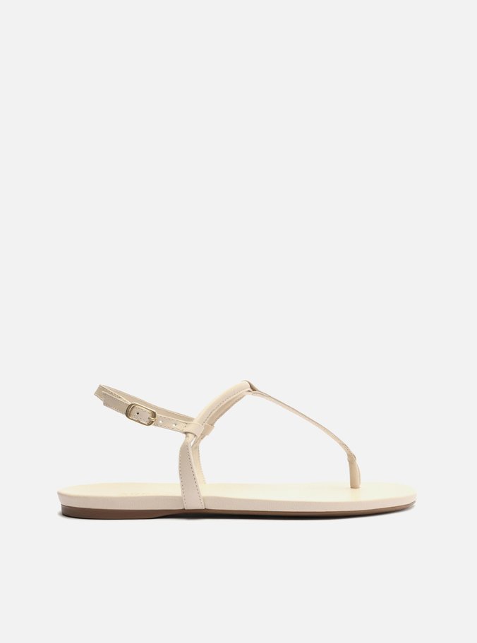 Sandália Rasteira Branca Slim Bianco