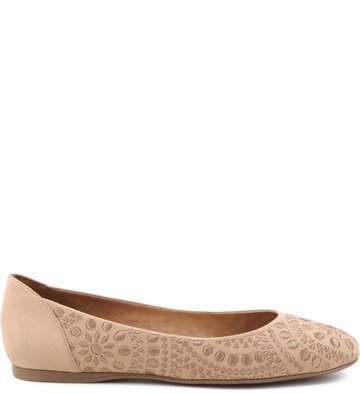 Sapatilha Bordado Neutro Pelle