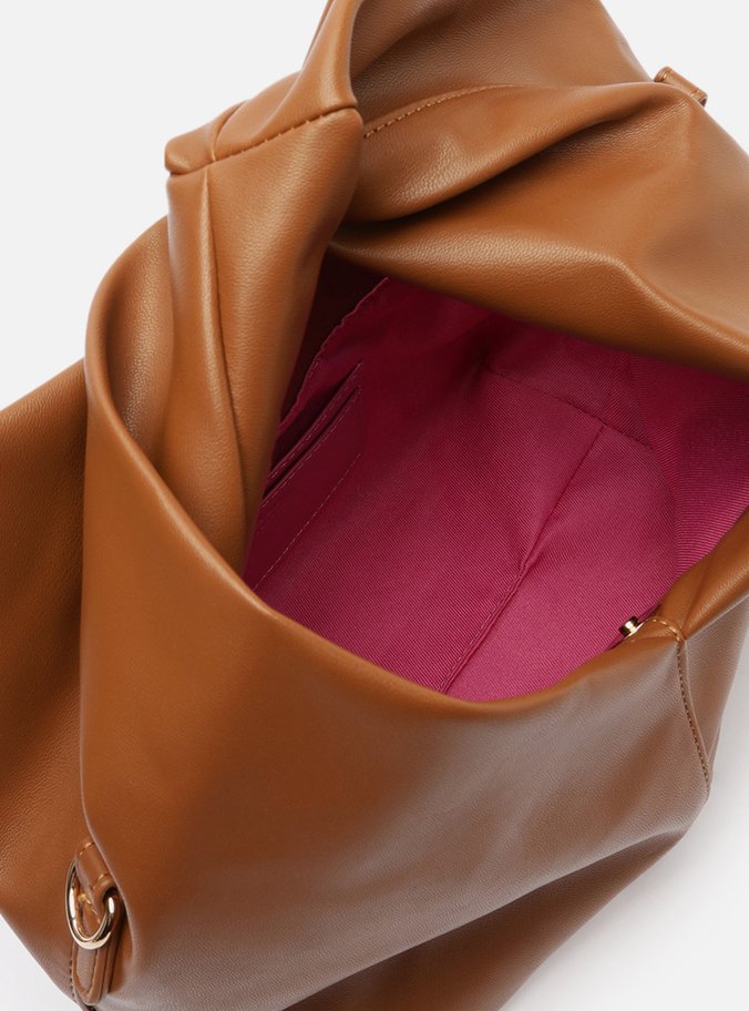 Bolsa Hobo Marrom Pequena