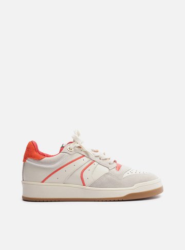 Tênis Branco Multimaterial Amarração Mix Urban