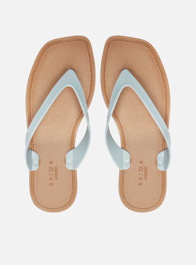 Chinelo de Dedo Azul Tira V Brizza