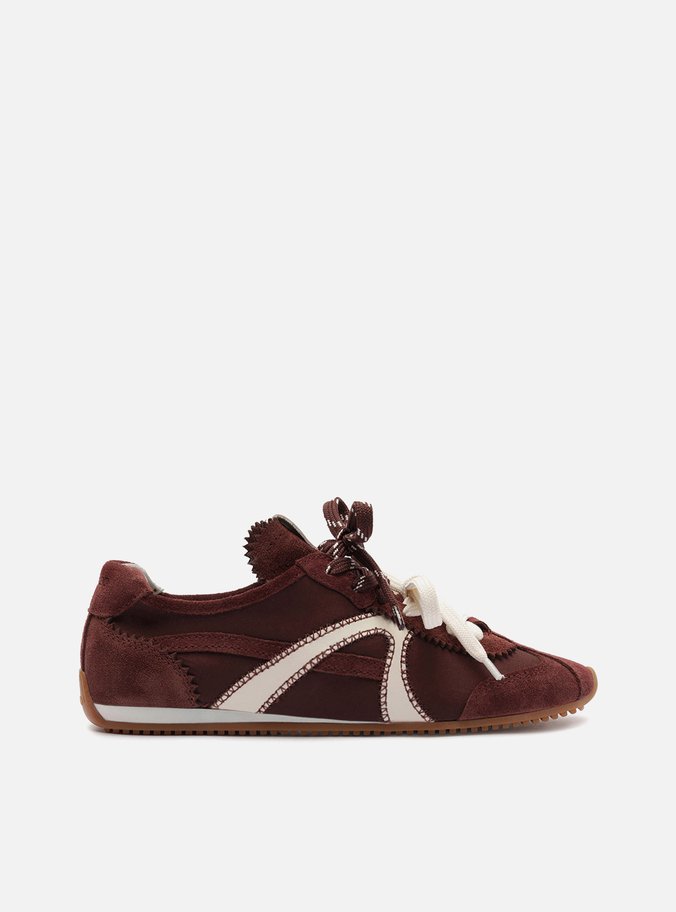 Tênis Marrom Suede Bico Redondo Amarração
