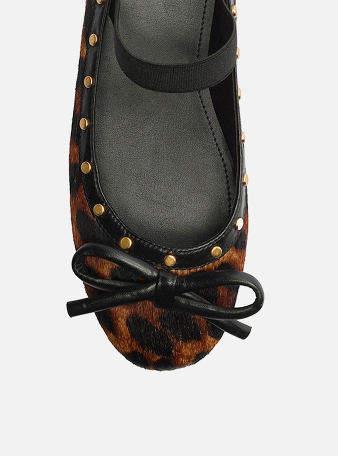 Sapatilha Boneca Animal Print Elástico