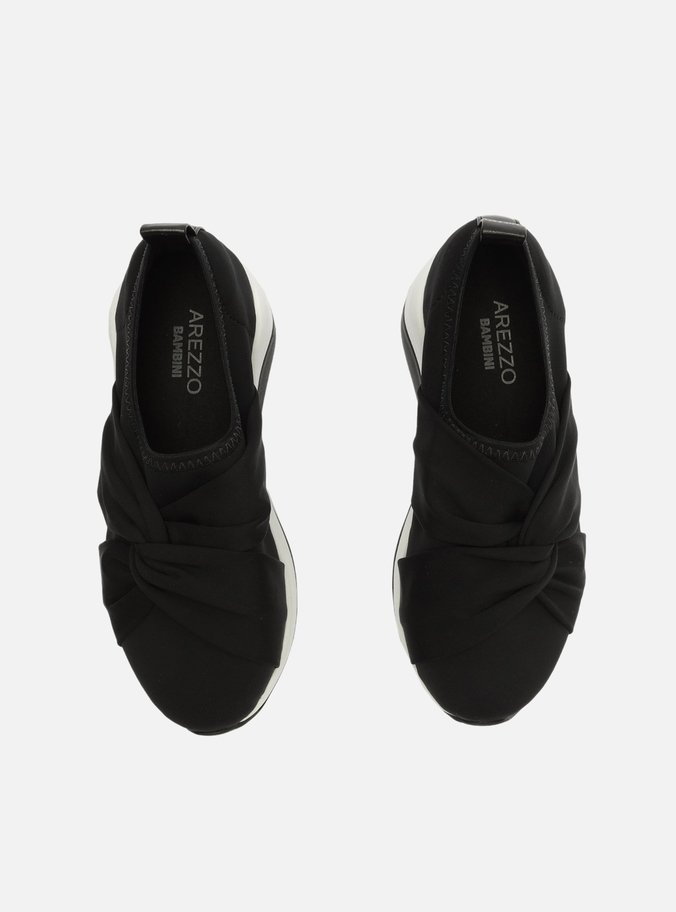 Tênis Infantil Slip On  Preto Nó